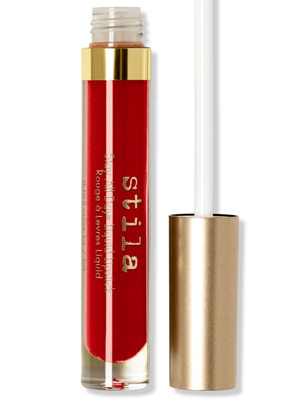 Stila Stay All Day FIERY Liquid Lipstick - Gold Packaging